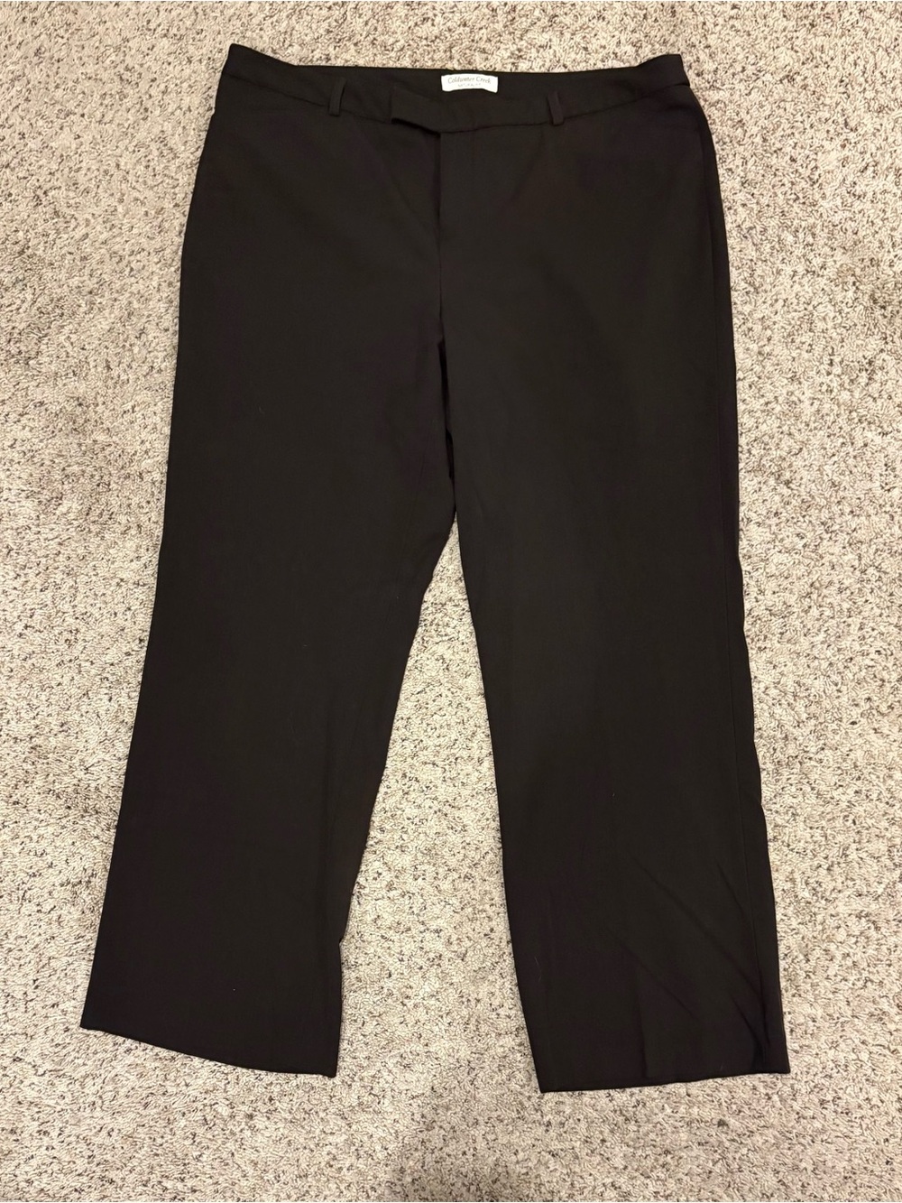 Coldwater Creek Dark Brown Natural Fit Trousers
